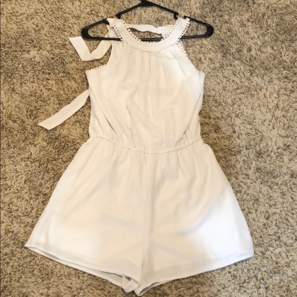 White Francescas Romper